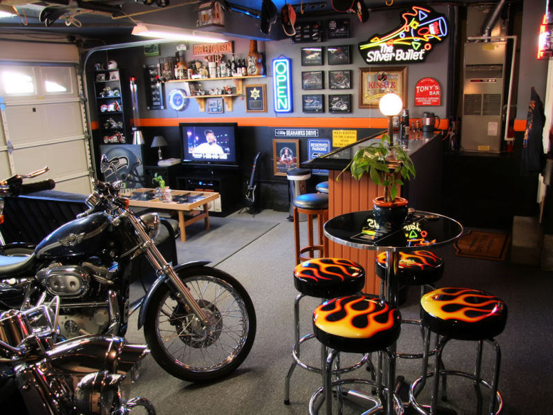 Check out our gallery of garages that redefine what a man cave can be ...