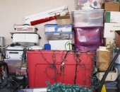 Avoid water damage by storing your items off the garage floor.