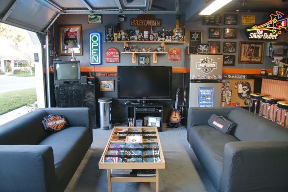 Ideas for Creating a Man Cave in the Garage