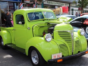 Green Vintage Car