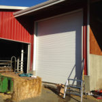 Rollup barn door