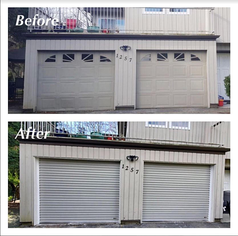 Residential Garage Door Photos Smart, Residential Roll Up Garage Door Opener In Car